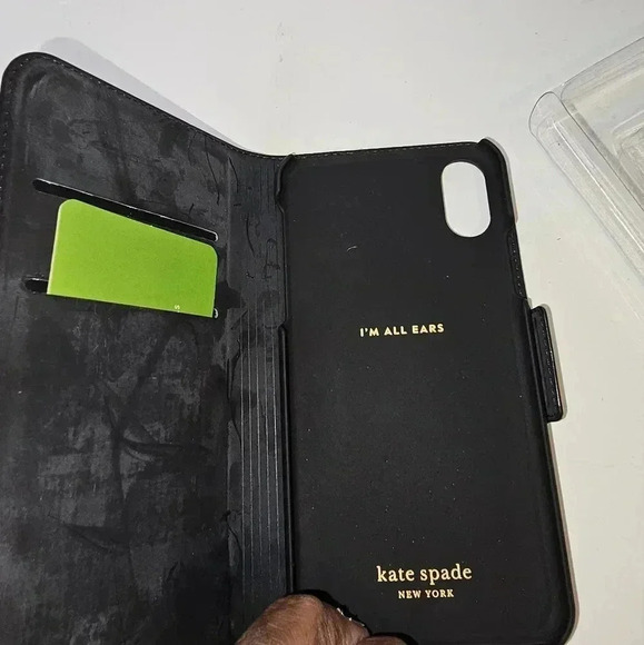 KATE SPADE‎ GARDENIA FOLIO IPHONE CASE WIRU1041 - BLACKMULTI - XS - Picture 8 of 8